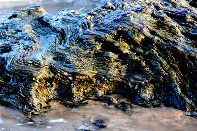 Rocks in sea