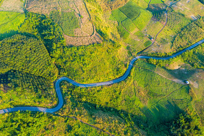 Aerial view of landscape