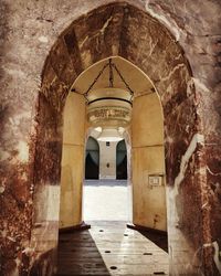 Entrance of old building