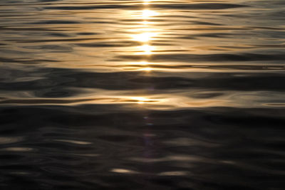 Close-up of rippled water