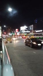 City street at night