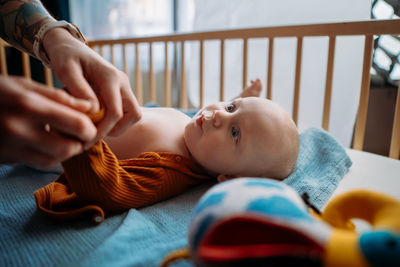 Close-up of baby