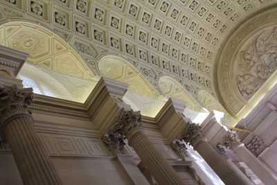 Low angle view of sculpture