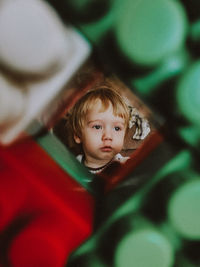 Portrait of cute boy