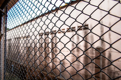 Full frame shot of chainlink fence