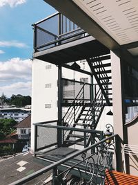 Low angle view of building against sky