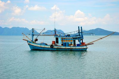 Sailboat in sea