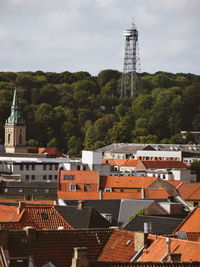Looking at the tower of aalborg from different angles