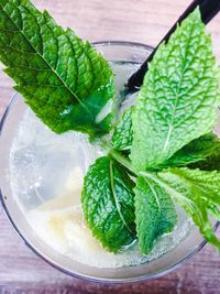 Close-up of drink on table