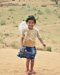 Portrait of a smiling girl