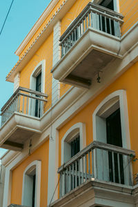 Low angle view of building against sky