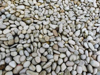 Full frame shot of pebbles for sale at market