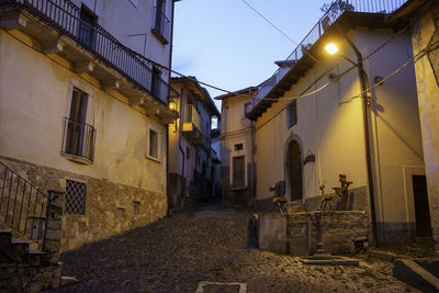 Street amidst buildings in city