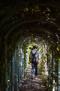 Full length of man standing in park