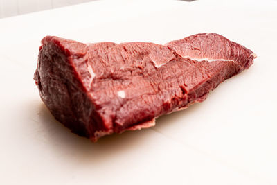 Close-up of bread on table