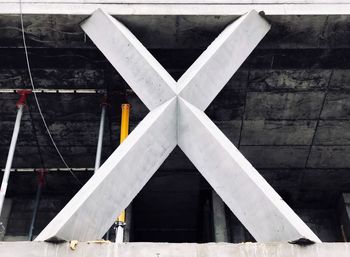 Close-up of metallic structure