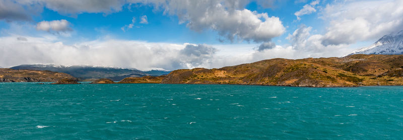 Panoramic view of sea against sky