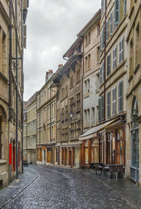 Street amidst buildings in city