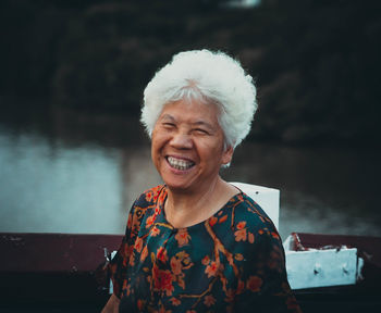 Portrait of a smiling young woman