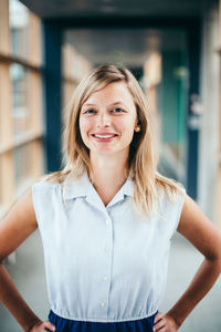 Portrait of a confident young woman