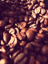 Full frame shot of coffee beans