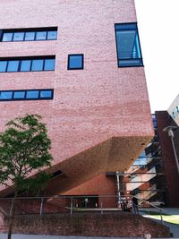 Low angle view of building against sky