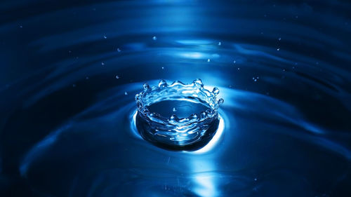 Close-up of water splashing