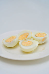 Boiled eggs on
