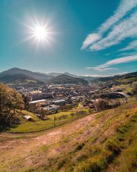 Scenic view of landscape against sky