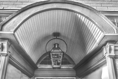 Low angle view of ceiling