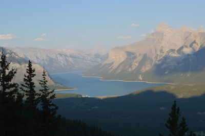 Scenic view of mountains