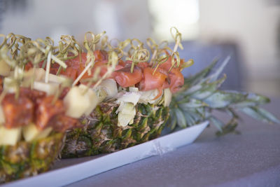 Close-up of salad in plate