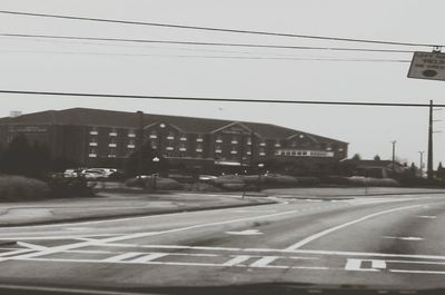 Cars on road in city