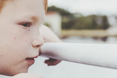 Close-up of boy