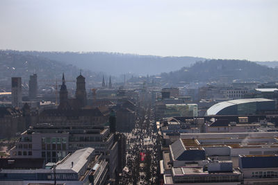 Aerial view of cityscape