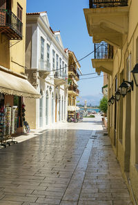 Alley amidst buildings in city