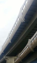 Low angle view of bridge against sky