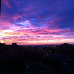 Cityscape at sunset