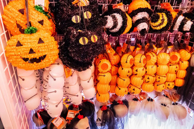 Group of people at market stall