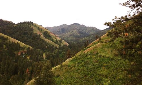 Scenic view of mountains