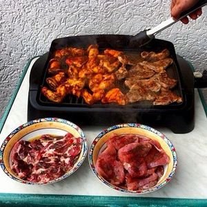 Close-up of served food