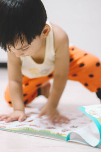 Woman looking at camera