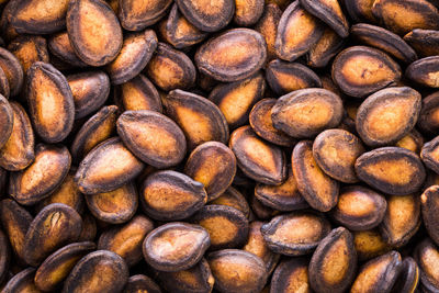 Full frame shot of roasted coffee beans