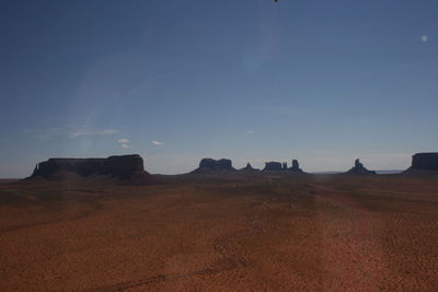 Scenic view of mountain range against sky