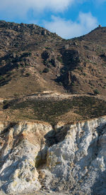 Scenic view of mountain against sky