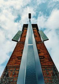 Low angle view of traditional building against sky