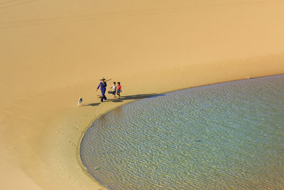 People on beach