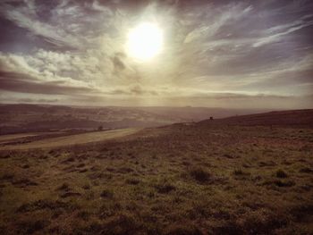 Scenic view of landscape against sky