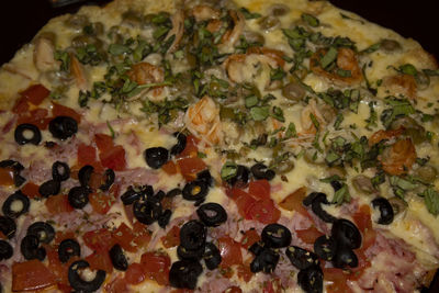 Close-up of pizza