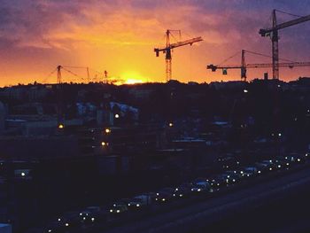 View of sky at sunset
